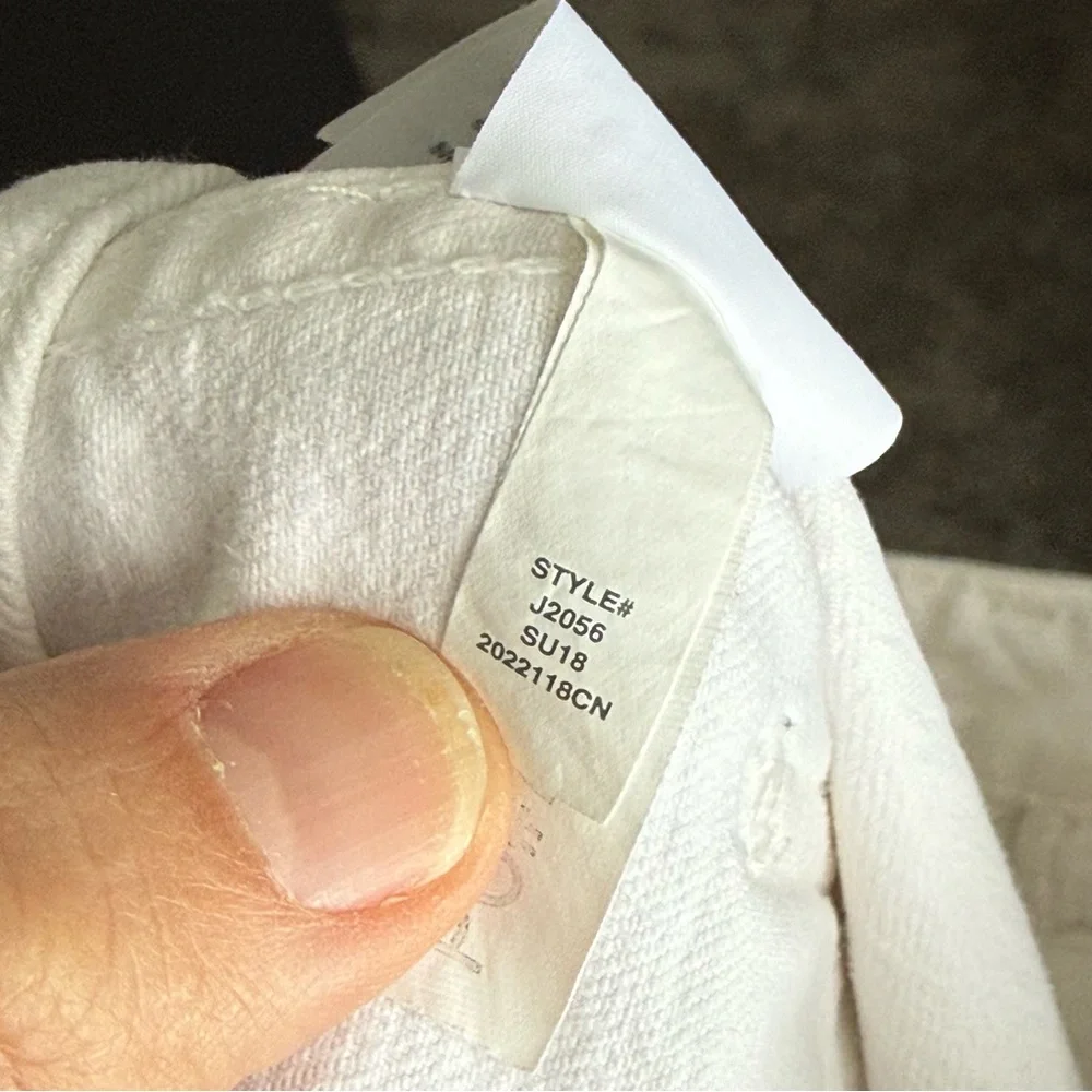 Madewell Emmett Wide Leg Crop Jeans in Tile White High Rise Women's Size 28 - Picture 10 of 12